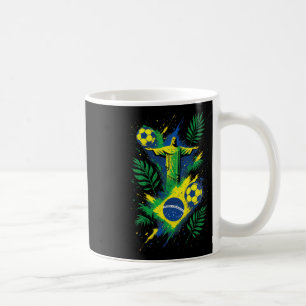 Soccer Brazil Footll Christ Rio Culture Coffee Mug