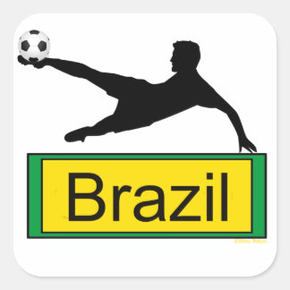 Soccer/Brazil sticker