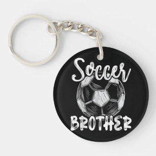 Soccer Brother Men Family Matching Team Player Soc Key Ring