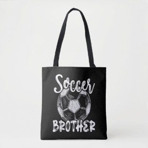 Soccer Brother Men Family Matching Team Player Soc Tote Bag