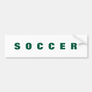 Soccer bumper sticker