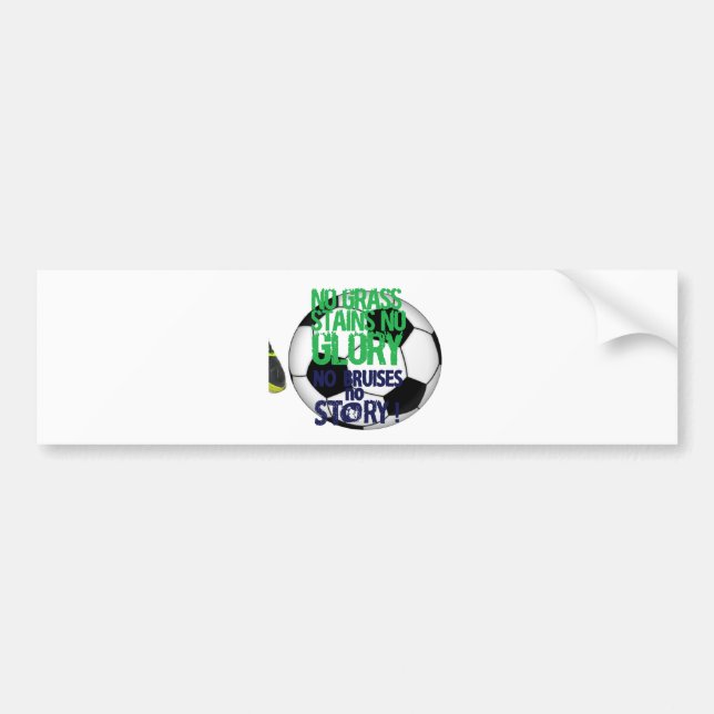 Soccer Bumper Sticker (Front)