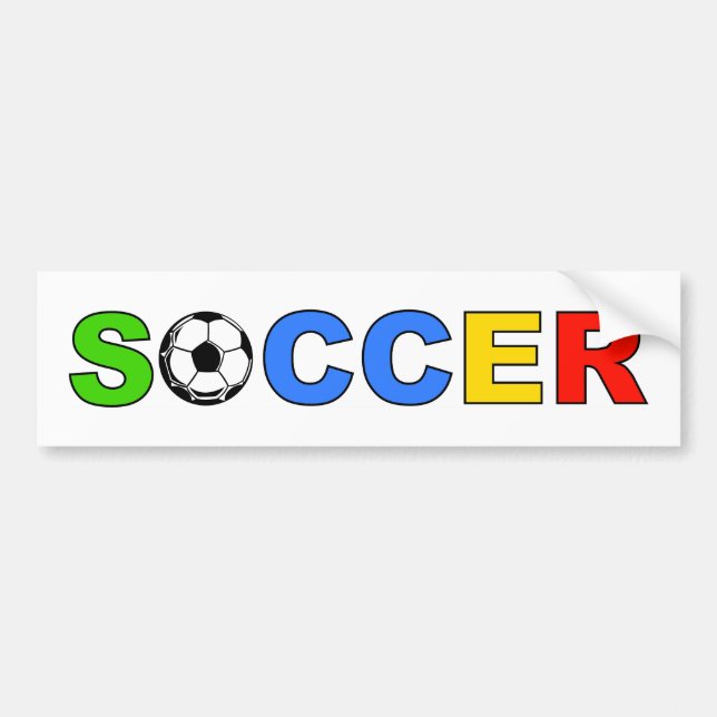 soccer bumper sticker (Front)