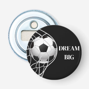 Soccer Button Bottle Opener