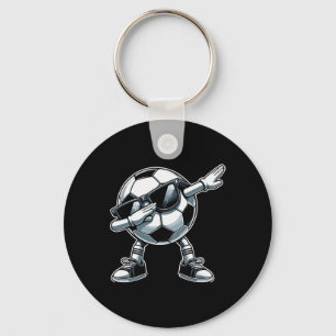 Soccer Byll Dabbing Funny Sports Player Soccer Key Ring