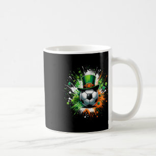 Soccer Byll Leprechaun Hat Irish Shamrock Patricks Coffee Mug