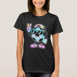 Soccer Byll With Sungles Funny Boys Men Soccer Lov T-Shirt