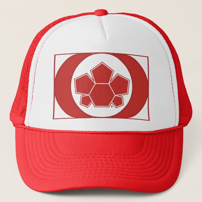 Soccer Canada Flag Trucker Hat (Front)