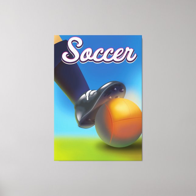 Soccer Canvas Print (Front)