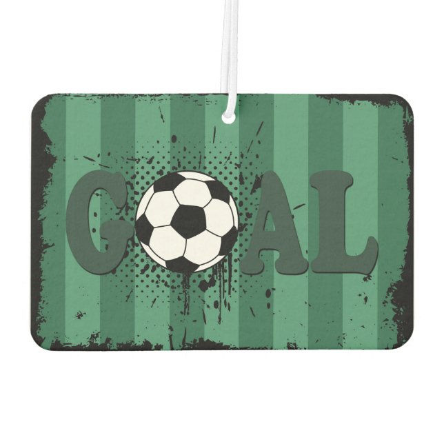 Soccer Car Air Freshener (Back)
