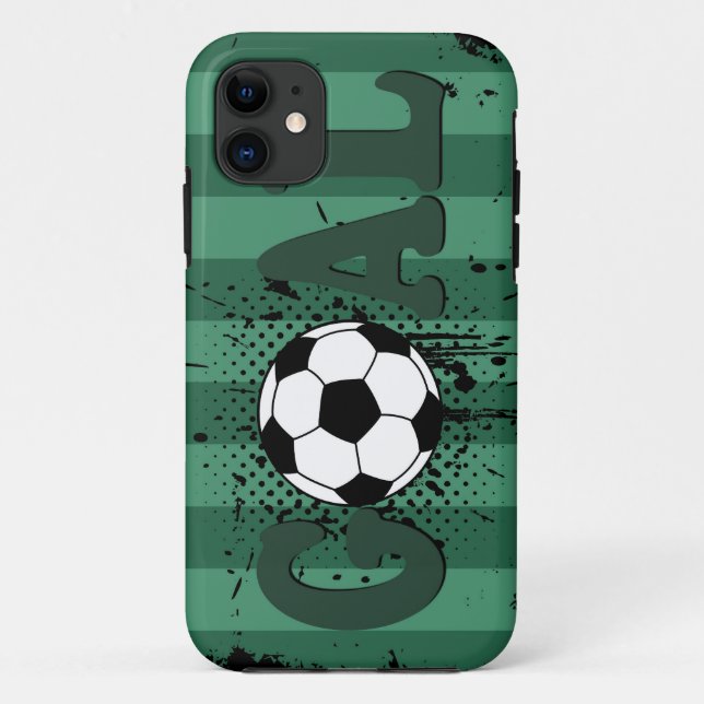 Soccer Case-Mate iPhone Case (Back)