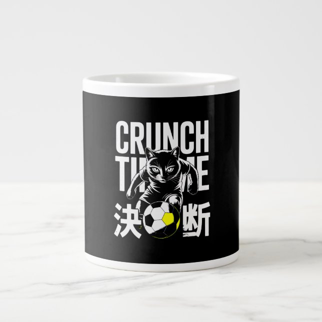 Soccer Cat Mug - Perfect for Game Day Coffee (Front)