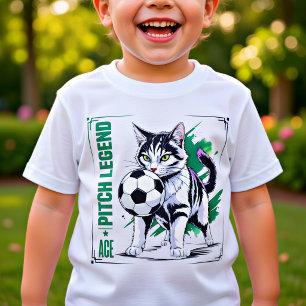 Soccer Cat Pitch Legend Funny Gift for Sports Love Tri-Blend Shirt