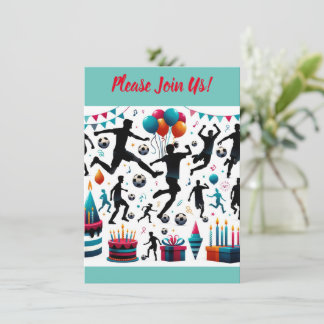 Soccer Celebration: Kick-Off Your Party with Fun! Invitation