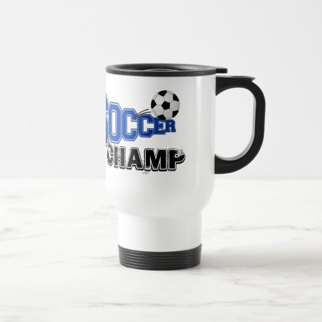 Soccer Champ Traveller /Commute  Ringer Mug (Right)