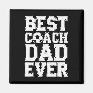 Soccer Champion Best Coach Dad Ever Athletic Mento Magnet