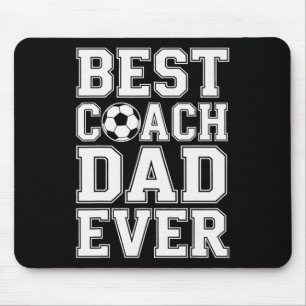 Soccer Champion Best Coach Dad Ever Athletic Mento Mouse Mat