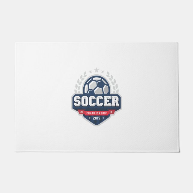 soccer championship doormat (Front)