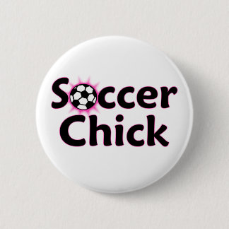 Soccer Chick Button