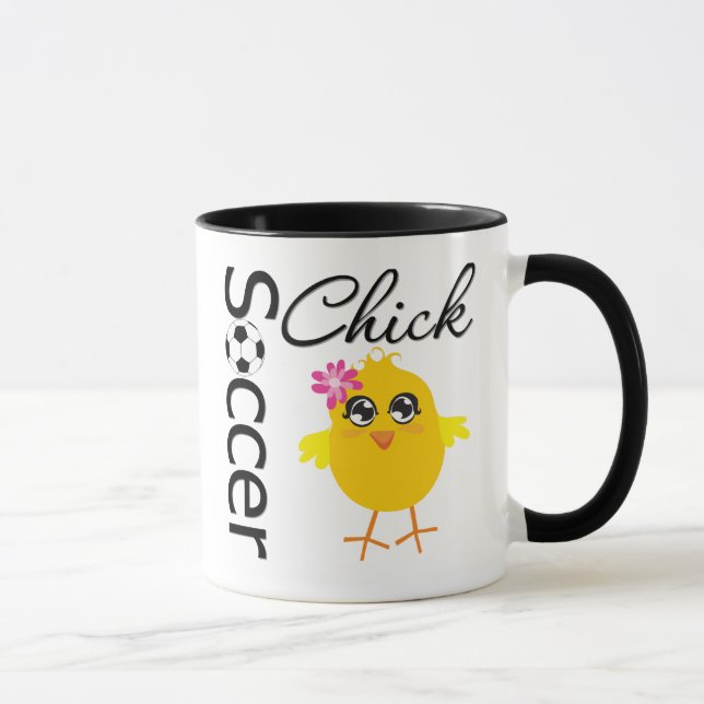 Soccer Chick Mug (Right)