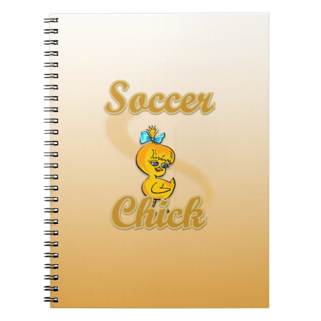 Soccer Chick Notebook (Front)