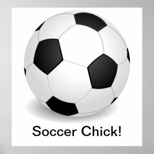 "Soccer Chick" Poster