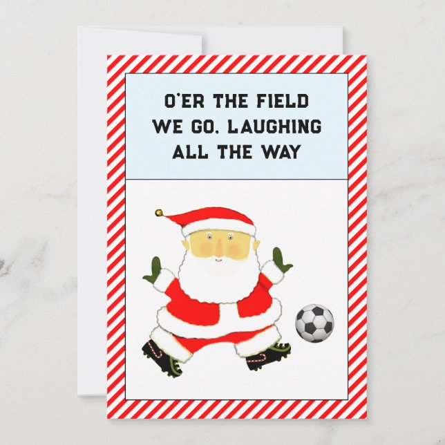 Soccer Christmas Cards (Front)