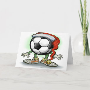 Soccer Christmas Holiday Card