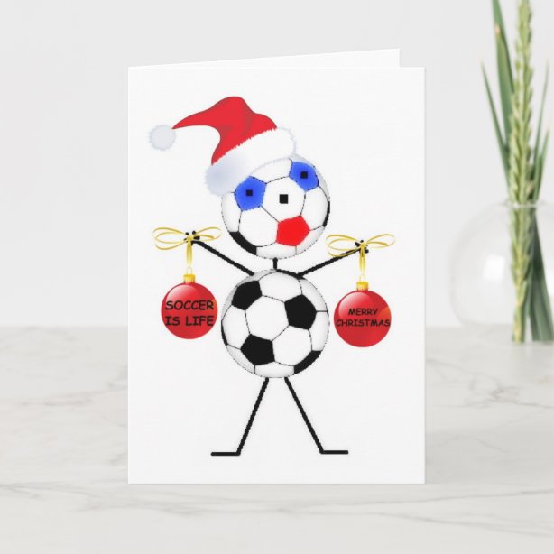 Soccer Christmas Cards | Zazzle UK