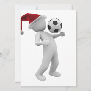 soccer christmas holiday card