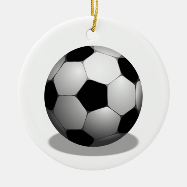 Soccer Christmas Ornament (Front)