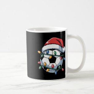 Soccer Christmas Santa Hat Soccer Byll Sport Men W Coffee Mug