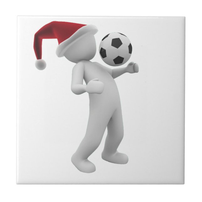 soccer christmas tile (Front)