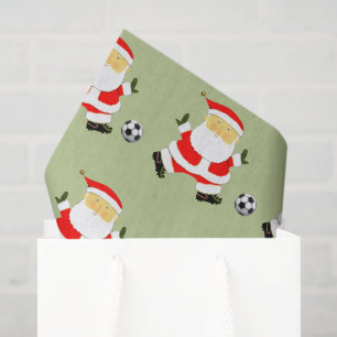 Soccer Christmas Tissue Paper