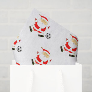 Soccer Christmas Tissue Paper