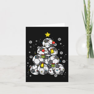 Soccer Christmas Tree Xmas Player Boys Girls Men W Card