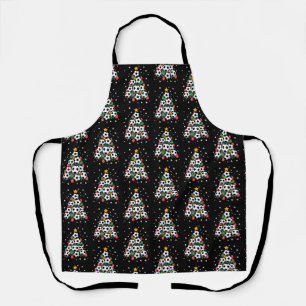 Soccer Christmas Tree Xmas Player Sports Lover Apron
