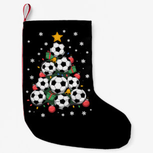 Soccer Christmas Tree Xmas Player Sports Lover Small Christmas Stocking