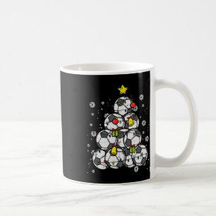 Soccer Christmas Tree Xmas Pyjamas Pjs Player Boys Coffee Mug