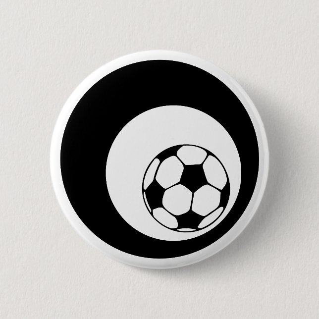 soccer. cicles. 6 cm round badge (Front)