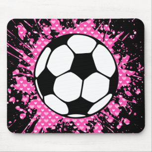 soccer : circles : mouse mat