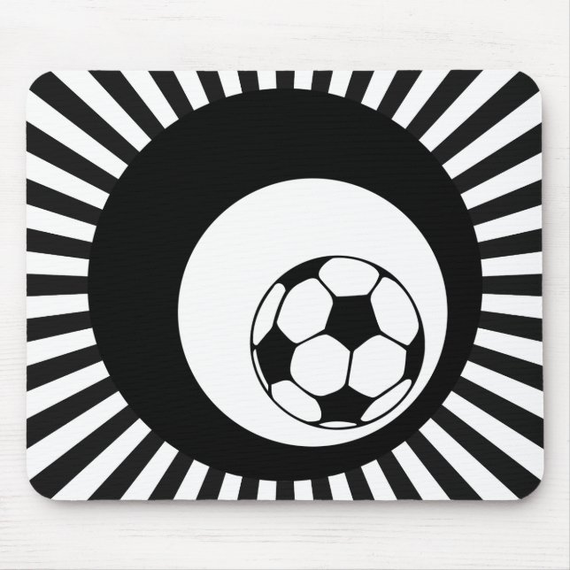 soccer : circles : mouse mat (Front)