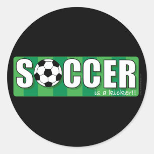 Soccer Classic Round Sticker