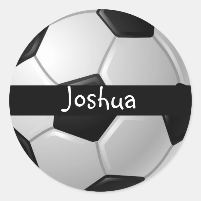 Soccer Classic Round Sticker (Front)