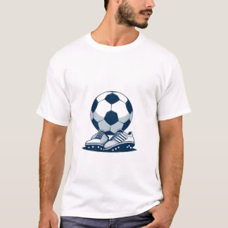 Soccer Cleats and Ball T-Shirt