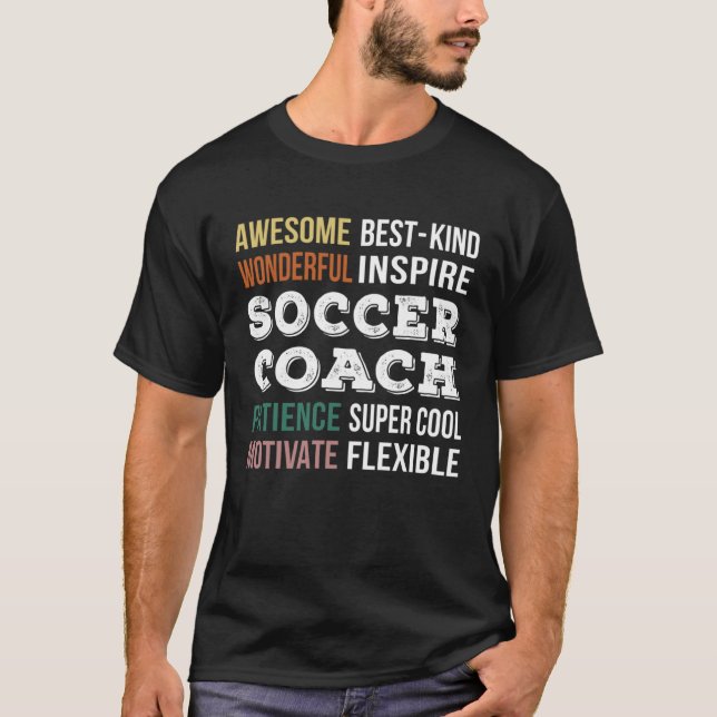 Soccer Coach  Appreciation T-Shirt (Front)