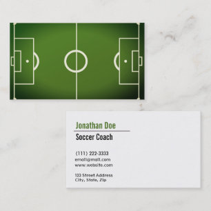Soccer Coach Business Card
