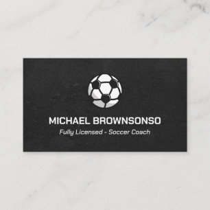 Soccer Coach Business Card