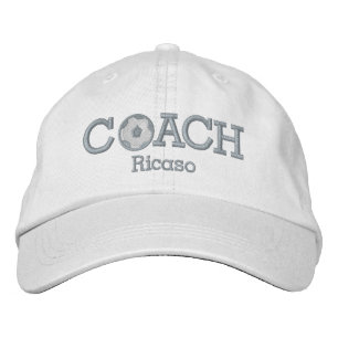 Soccer Coach Cap Personalised