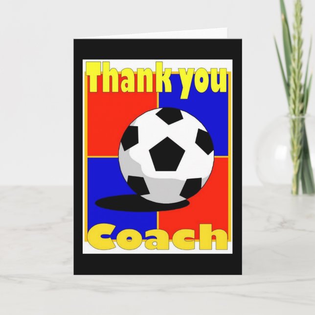 Soccer Coach card (Front)